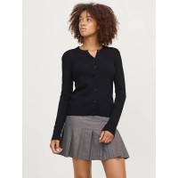 жилетка,дамски,пуловери,дамски,плетени,дрехи,jack,&,jones,ophelia,comfy,jjxx,cardigan,black,fog,(black)