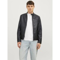 яке,мъжки,якета,jack,&,jones,dylan,biker,leather,jacket,black