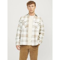 карирана,риза,мъжки,якета,jack,&,jones,raymond,melange,check,overshirt,cloud,dancer,comfort,fit,(beige)