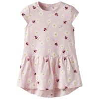 рокля,дамски,поли,и,рокли,name,it,vigga,capsl,mini,short,sleeve,short,dress,pink,(festival,bloom,ladybug)