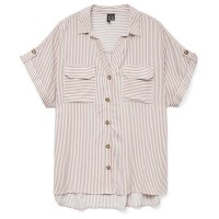 риза,с,къс,ръкав,дамски,блузи,дамски,ризи,vero,moda,bumpy,short,sleeve,shirt,nostalgia,rose,snow,white,(beige)