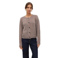 жилетка,дамски,пуловери,дамски,плетени,дрехи,vero,moda,novah,cardigan,brown,grey,(brown,lentil,melange)