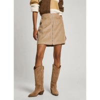 пола,дамски,поли,и,рокли,pepe,jeans,cassie,short,skirt,beige,(ecru,white)
