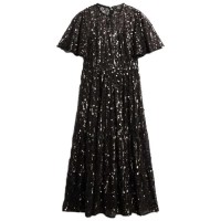 рокля,дамски,поли,и,рокли,superdry,volume,tiered,mesh,short,sleeve,midi,dress,black,(pewter,sequin)