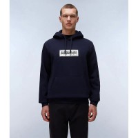 суичър,мъжки,пуловери,napapijri,box,logo,hoodie,blue,marine,(blue)