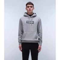 суичър,мъжки,пуловери,napapijri,box,logo,hoodie,medium,grey,melange,(grey)