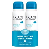 хигиена,тяло,uriage,fraicheur,250ml,deodorant,spray,clear