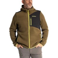блуза,мъжки,пуловери,klim,teton,crest,full,zip,sweatshirt,dark,olive,black,(brown)