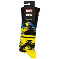 чорапи,мъжки,чорапи,happy,socks,marvel,wolverine,socks,black,(black)