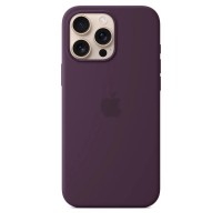 други,аксесоари,apple,iphone 16,pro,max,silicone,case,with,magsafe,purple,(plum)