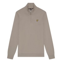 блуза,мъжки,пуловери,lyle,&,scott,loopback,half,zip,sweatshirt,sage,uniform,(beige)