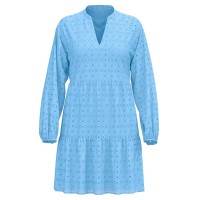 рокля,дамски,поли,и,рокли,object,laila,gia,long,sleeve,dress,blue,(cornflower,blue)