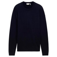 блуза,мъжки,пуловери,tom,tailor,cotton,cashmere,crewneck,knit,sweater,blue,(navy,melange)