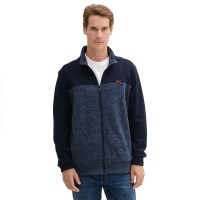 блуза,мъжки,пуловери,tom,tailor,detailed,stand,up,full,zip,sweatshirt,sky,blue,(blue)