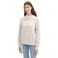 блуза,дамски,пуловери,дамски,плетени,дрехи,tom,tailor,knit,plated,rib,sweater,dusty,beige,rib,structure,(beige)