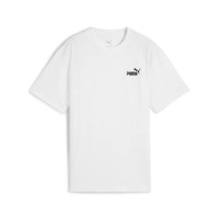 тениска,мъжки,тениски,дамски,тениски,puma,ess,small,nº1,logo,short,sleeve,t,shirt,white,(white)