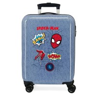 куфари,marvel,spiderman,denim,55,cm,34l,trolley,bag,blue,(blue)