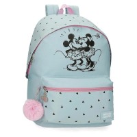раница,раници,disney,mickey,y,minnie,kisses,backpack,blue