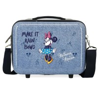 несесер,тоалетни,принадлежности,disney,minnie,make,it,rain,bows,wash,bag,blue