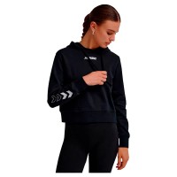 суичър,дамски,блузи,hummel,elemental,cropped,hoodie,black,(black)