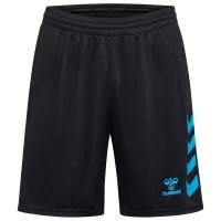 къси,панталони,мъжки,панталони,hummel,graphic,universe,shorts,black,(black,neon,blue)