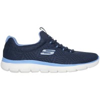 маратонки,дамски,маратонки,skechers,summits,artistry,chic,trainers,blue