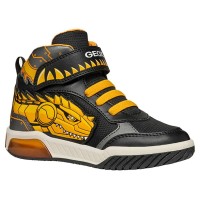 маратонки,детски,маратонки,geox,inek,trainers,black,yellow,(black)