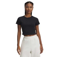 бебешка,тениска,дамски,тениски,under,armour,rival,rib,baby,short,sleeve,t,shirt,black,white,(black)