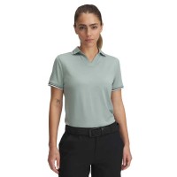дамски,блузи,с,яка,under,armour,golf,drive,rib,woman,short,sleeve,polo,green,(silica,green,black,black)