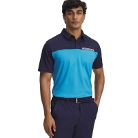 блуза,с,яка,дамски,блузи,с,яка,мъжки,блузи,с,яка,under,armour,golf,tee,to,green,color,block,short,sleeve,polo,blue,(midnight,navy,ether,blue,white)