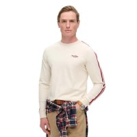 тениска,мъжки,тениски,дамски,тениски,superdry,essential,logo,retro,st,long,sleeve,t,shirt,white,(white,sand)