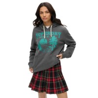 суичър,дамски,блузи,superdry,lo,fi,outdoor,graphic,hoodie,granite,grey,marl,(grey)