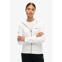 блуза,дамски,блузи,superdry,plain,full,zip,sweatshirt,optic,(white)