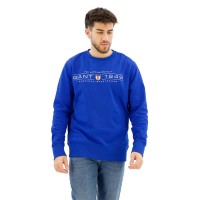 блуза,мъжки,пуловери,gant,graphic,sweatshirt,lapis,blue,(blue)