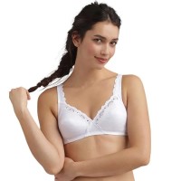 дамско,бельо,дамски,бикини,и,танкини,playtex,cotton,support,bra,white,(white)