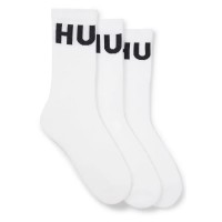чорапи,мъжки,чорапи,дамски,чорапи,hugo,iconic,10267351,red,socks,3,pairs,white,(white)