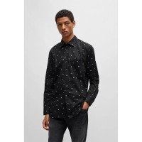 риза,с,дълъг,ръкав,мъжки,ризи,boss,remiton,m,long,sleeve,shirt,black