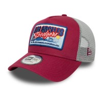 шапка,всички,шапки,new,era,mlb,patch,la,dodgers,trucker,cap,red,(dark,red)