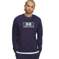 блуза,мъжки,пуловери,under,armour,rival,terry,logo,sweatshirt,midnight,navy,downpour,gray,white,(blue)
