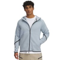поларена,блуза,мъжки,пуловери,under,armour,unstoppable,fleece,grid,full,zip,sweatshirt,harbor,blue,black,(blue)