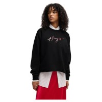 блуза,дамски,блузи,hugo,darace,sweatshirt,black,(black)