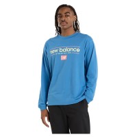 дамски,блузи,с,яка,мъжки,блузи,с,яка,new,balance,relaxed,linear,athletics,long,sleeve,polo,blue,(sea,stone,497)