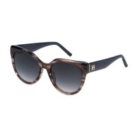 слънчеви,очила,слънчеви,очила,escada,sese65,woman,sunglasses,shiny,striped,blue,brown,(blue)