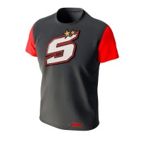 тениска,мъжки,тениски,дамски,тениски,ixon,johann,zarco,24,short,sleeve,t,shirt,grey,(anthracite,red)