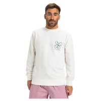 блуза,мъжки,пуловери,quiksilver,graphic,mix,sweatshirt,snow,white,(white)