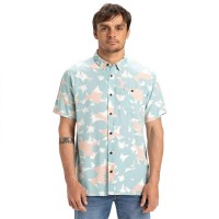 риза,с,къс,ръкав,мъжки,ризи,quiksilver,safe,paradise,short,sleeve,shirt,aquifer,handtman,(blue)