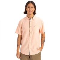 риза,с,къс,ръкав,мъжки,ризи,quiksilver,time,box,short,sleeve,shirt,peach,parfait,(orange)