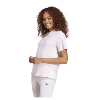 тениска,мъжки,тениски,дамски,тениски,adidas,essentials,3,stripes,cotton,short,sleeve,t,shirt,pink,(clear,pink,white)