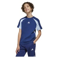 тениска,детски,тениски,adidas,seasonal,essentials,colorblock,short,sleeve,t,shirt,dark,blue,glow,blue,white,(blue)