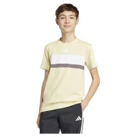 тениска,детски,тениски,adidas,seasonal,essentials,tiberio,3,stripes,short,sleeve,t,shirt,powder,yellow,white,(yellow)